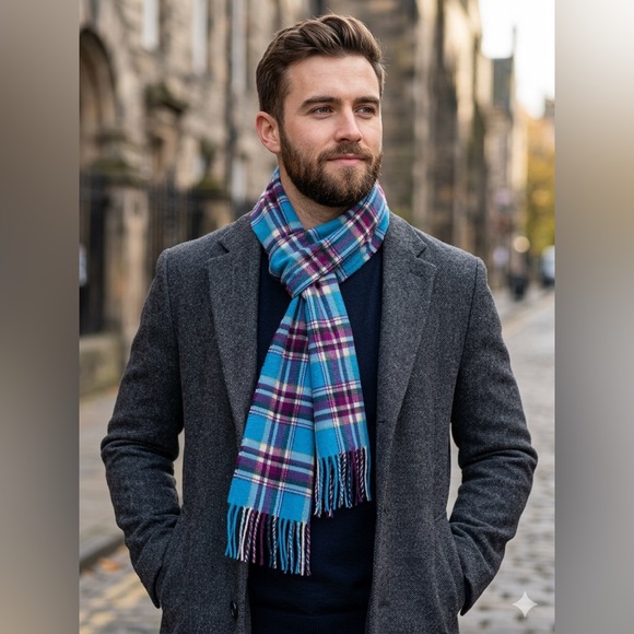 Marc Jacob’s 100% cashmere scarf unisex multicolor 60”
